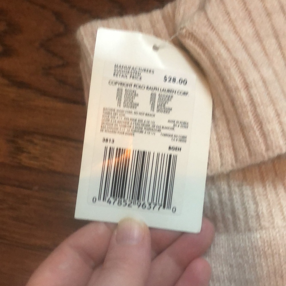 NWT Ralph Lauren Boot Topper - Picture 3 of 4